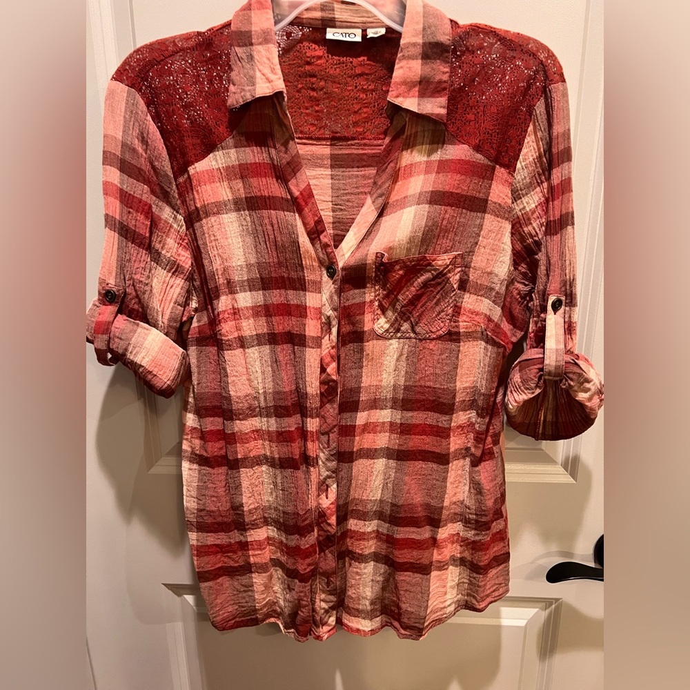 NWOT Size XL, Cato Button Down